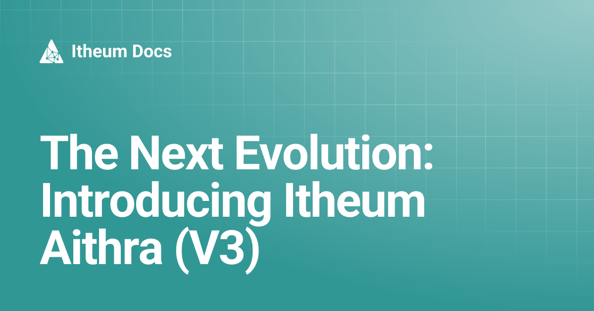The Next Evolution: Introducing Itheum Aithra (V3) | Itheum Docs