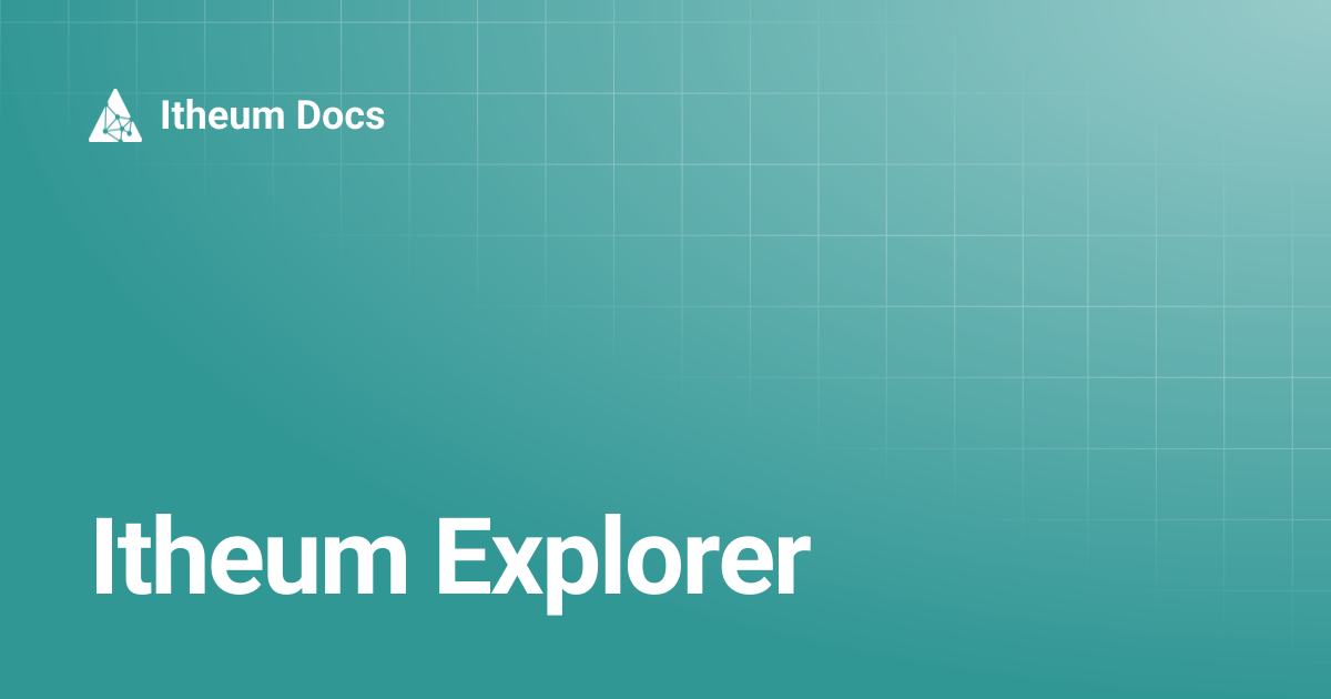 Itheum Explorer | Itheum Docs
